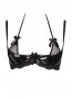 Atvira liemenėlė Axami V-6471 Noir