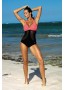 Monokinis Priscilla Nectarine-Nero M-428