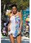 Tunika Jenna Oltremare-Bianco M-416